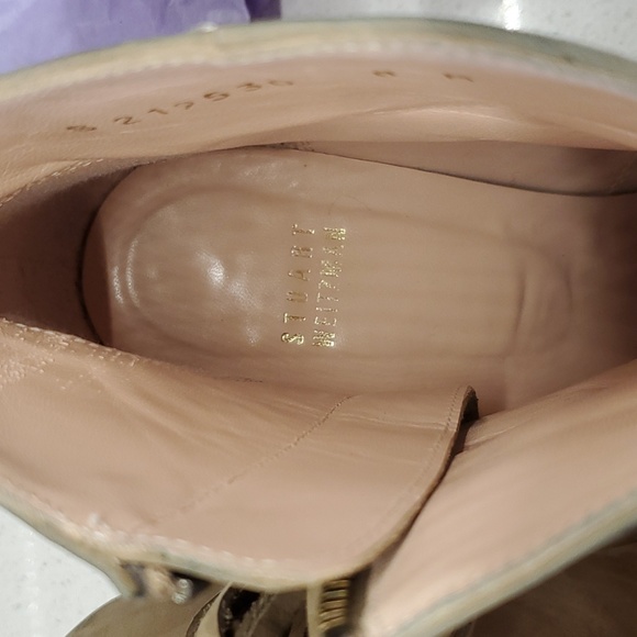 STUART WEITZMAN suede leather booties (sz 8M) - Picture 9 of 10